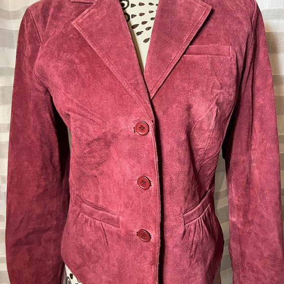 Bagatelle suede blazer jacket, size 6 - Picture 2 of 11